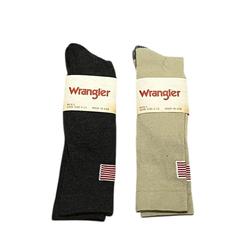Wrangler Patriotic Boot Socks,‎ 2 Pairs, Size L, NWT